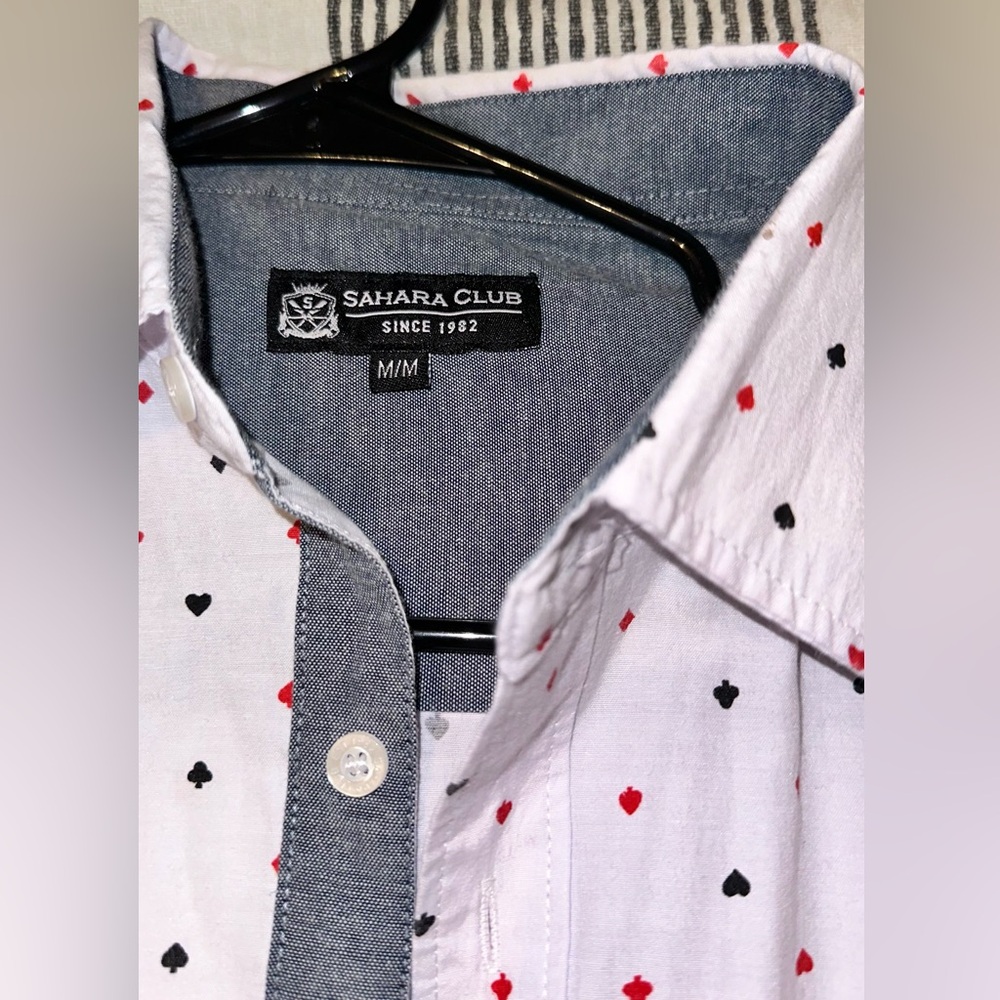 Men’s short sleeve button up shirt